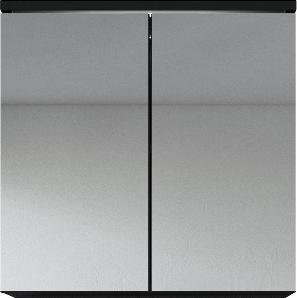 Badplaats Badkamerkast Toledo 60 cm x 20 cm x 60 cm - Zwart - Spiegelkast Badkamer