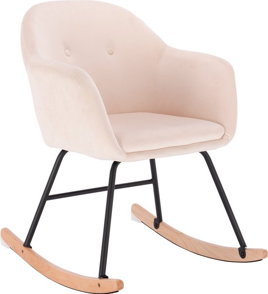 kleine schommelstoel-Relax stoel-Lounge stoel-Fauteuil-Relaxstoel-met  comfortabele... | bol.com