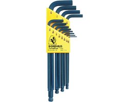 Bondhus BLX12 - Inbussleutelset inch - Kogelkop - 12 delig