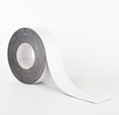 Inwell Magneetband 75mm op rol 5 meter wit