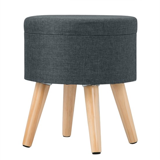Gezellige Stoffen Fauteuil met Ottomaanse Gestoffeerde Club Tub Stoel voor Woonkamer Slaapkamer Leeskamer Sterke Armen Accent Stoel met Kleine Gift Comfortabele Meubels voor Home Decor