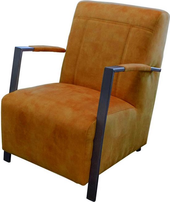 Fauteuil - Rosetta - velours Adore cognac 28