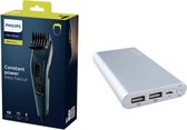 PHILIPS Tondeuse Hairclipper HC3505/15 + GRUNDIG powerbank 10.000 mAh