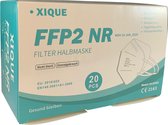 Xique FFP2 mondkapje - Mondmaskers - Per stuk verpakt - CE gecertificeerd - 20 stuks