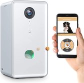 Zinzaro Automatische Voerbak - Pet Voerautomaat - Videobellen via Mobiele App - Wit