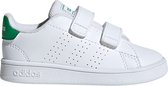 adidas Advantage I Jongens Sneakers - Ftwr White/Green/Grey Two F17 - Maat 27