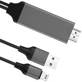 HDMI omvormer | HDMI adapter voor iPhone | Grijs | Allteq