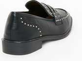 LOLALIZA Mocassins met mini studs - Zwart - Maat C40