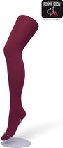 Bonnie Doon Opaque Comfort Panty 70 Denier Donker Rood Dames maat 38/40 M - Extra brede Comfort Boord - Tekent Niet - Kleedt Mooi af - Mat Effect - Gladde Naden - Maximaal Draagcom