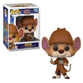 Funko Pop! Disney: Great Mouse Detective - Basil Figuur  - 9cm
