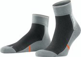FALKE Versatile Korte Sokken sneakersokken admend zacht met patroon strepen dun kwartlengte zomer  Katoen Grijs Heren sokken - Maat 39-41