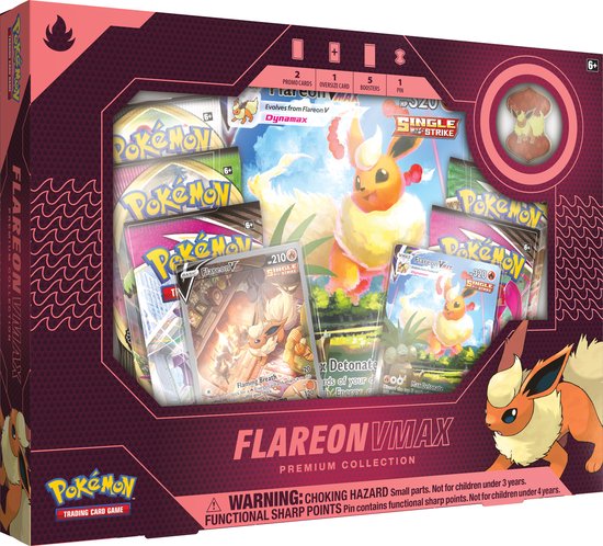 Pokémon VMAX Premium Collection - Flareon VMAX - Pokémon Kaarten | Games |  bol.com