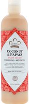 Nubian Heritage Douchegel - Coconut & Papaya Soap 384 ml