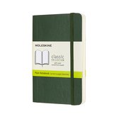 Moleskine Classic Notitieboek - Pocket - Softcover - Blanco - Mirte Groen