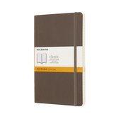 Moleskine Classic Notitieboek - Large - Softcover - Gelinieerd - Aarde Bruin