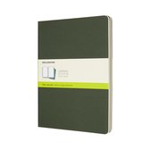 Moleskine Cahier Journals - Extra Large - Blanco - Groen - set van 3