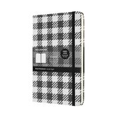 Moleskine Limited Edition Blend Notitieboek - Large - Hardcover - Gelinieerd - Check Pattern