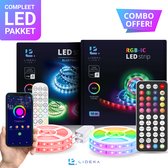 Lideka® - Light strip - 10M RGBIC + RGB 5 - Zelfklevend - Dimbaar - Dream color - Light Strips - Licht Strip - Led Verlichting