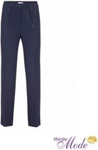 Sensia Mode pantalon modelnaam: Deva - klassiek model - korte lengte maat - Marine Blauw- maat 48