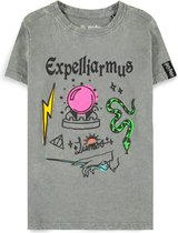 Harry Potter Kinder Tshirt -Kids 134- Witching Hour Icon Grijs