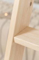 Hoogslaper trap grenen (meubelmakerstrap) - 8 treden (152 cm)