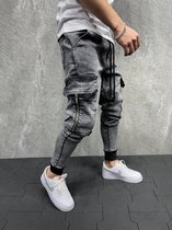 Skinny Jeans Mannen Gescheurde Jeans Mannelijke 2021 Nieuwe Casual Gat Straat Hip Hop Slanke Denim Broek Man Mode jogger Broek