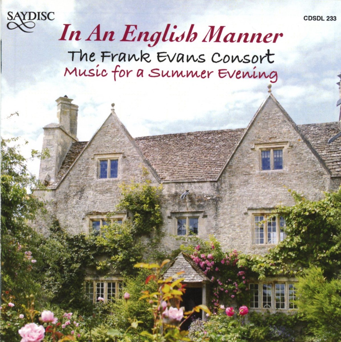 The Frank Evans Consort - In An English Manner (CD)