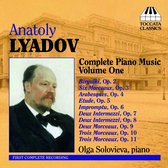 Olga Solovieva - Anatoly Lyadov: Complete Piano Music, Volume 1 (CD)