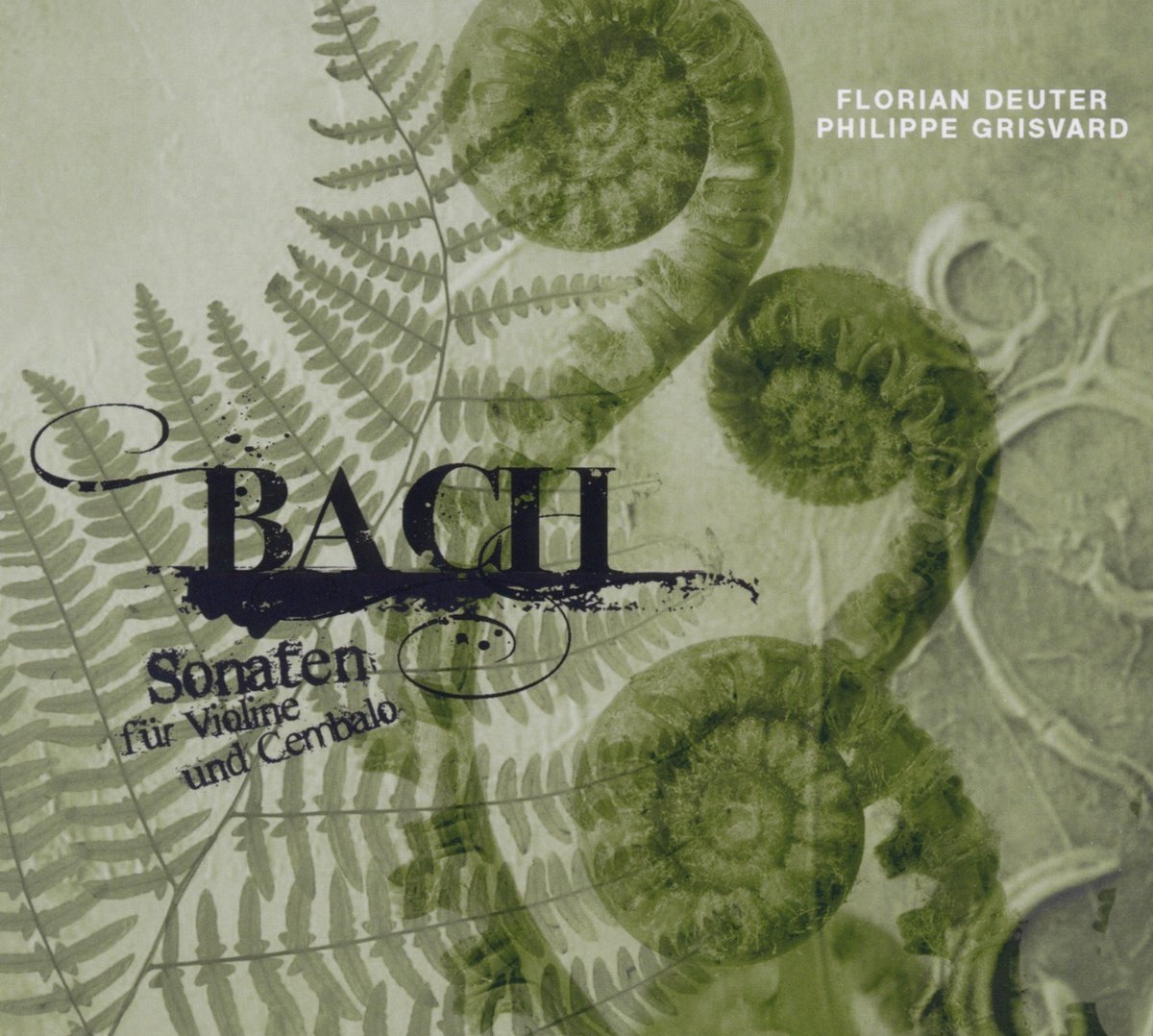 Florian Deuter, Philippe Grisvard - J.S. Bach: Sonatas For Violin & Harpsichord (CD)