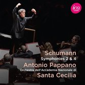 Antonio Pappano, Orchestra dell'Accademia Nazionale di Santa Cecilia - Schumann: Symphonies Nos. 2 & 4 (Live) (CD)