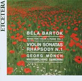 Georg Mönch & Massimiliano Damerini - Bartók: Music For Violin & Piano Vol.1 (CD)
