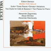 Alexander Zagorinsky, Alexei Shmitov, Alexander Klechevsky - Denisov: Music For Cello (CD)