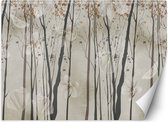 Trend24 - Behang - Bomen - Vliesbehang - Fotobehang 3D - Behang Woonkamer - 400x280 cm - Incl. behanglijm