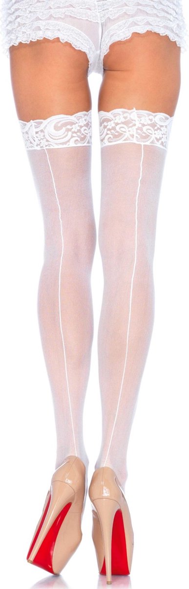 Sheer backseam stockings