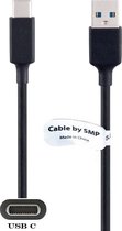 0,8m USB 3.0 C kabel Robuuste 60W & 56 kOhm laadkabel. Oplaadkabel snoer geschikt voor o.a. Sony Xperia XZ1 Compact, Xperia XZ2, Xperia XZ2 Compact, Xperia XZ2 Premium, Xperia XZs