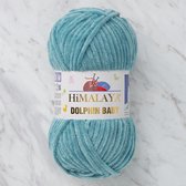 Himalaya Dolphin Baby 80354 Poeder Munt Fluwelen Garen, Breien en Haken, 100g, Super Zacht, Fluweel Breigaren, Volumineuze Pluche, Schijnen Fluweelachtig, Chenille Dolfijn Baby Wol, Amigurumi