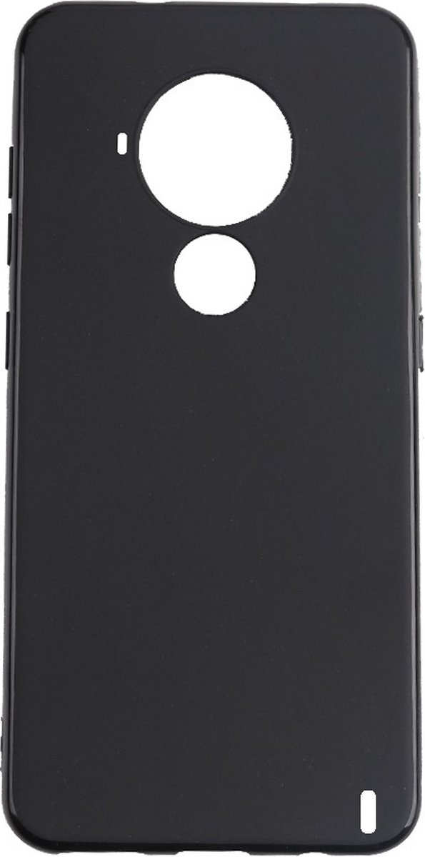 Geschikt voor Nokia C30 Hoesje - Zwart Siliconen Case