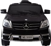 Elektrische Kinderauto Mercedes Benz ML350 Zwart 12V Met Afstandsbediening