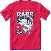 Vissen T-Shirt | Grappig Verjaardag Vis Hobby Cadeau Shirt | Dames - Heren - Unisex | Tshirt Hengelsport Kleding Kado - Roze - S