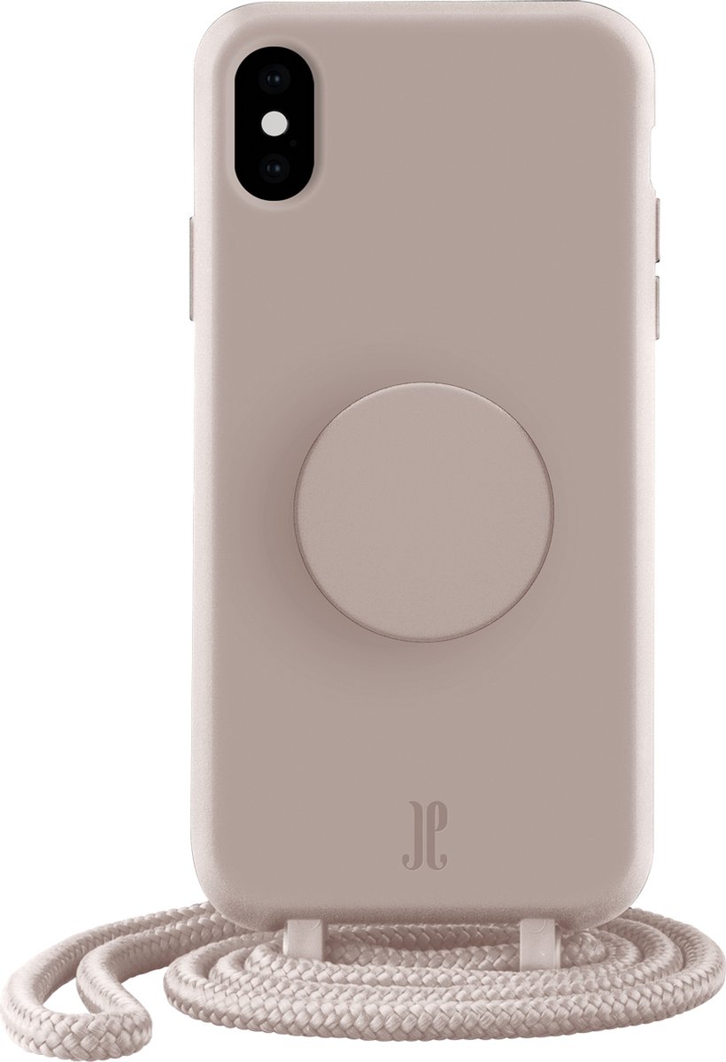 Just Elegance x PopSockets Telefoonhoesje met telefoonbutton [telefoon accessoires] voor Apple iPhone X/XS - Paars