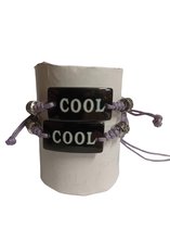 Couple bracelets 2 stuks | COOL | Mix kleur | relatie of vriendschap Kado | armbanden set
