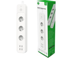 Woox R5104 Slimme stekkerdoos met energiemeter en 4x USB