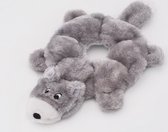 Zippy Paws ZP999 Loopy - Wolf Speelgoed voor dieren - honden speelgoed – honden knuffel – honden speeltje – honden speelgoed knuffel - hondenspeelgoed piep - hondenspeelgoed bijten