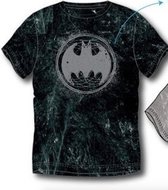 Batman heren t-shirt, volwassenen, zwart, maat XL