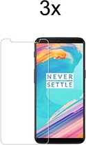 OnePlus 5T Screenprotector - Beschermglas OnePlus 5T Screen Protector Glas - 3 stuks