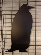 FAB5 Wonderwall Magneetbord - Memobord Pinguïn - zwart