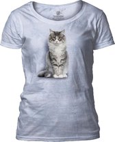 Ladies T-shirt Norwegian Forest Cat M