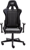 L33T-Gaming - EVOLVE Gaming Bureaustoel - Gamestoel / Bureaustoel - Kantelbaar en verstelbaar in hoogte – Met nek en rugkussen - Limited Edition - Zwart