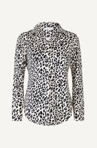 Traveller Blouse Merilee / Leopard / lichtgrijs /zwart / maat L