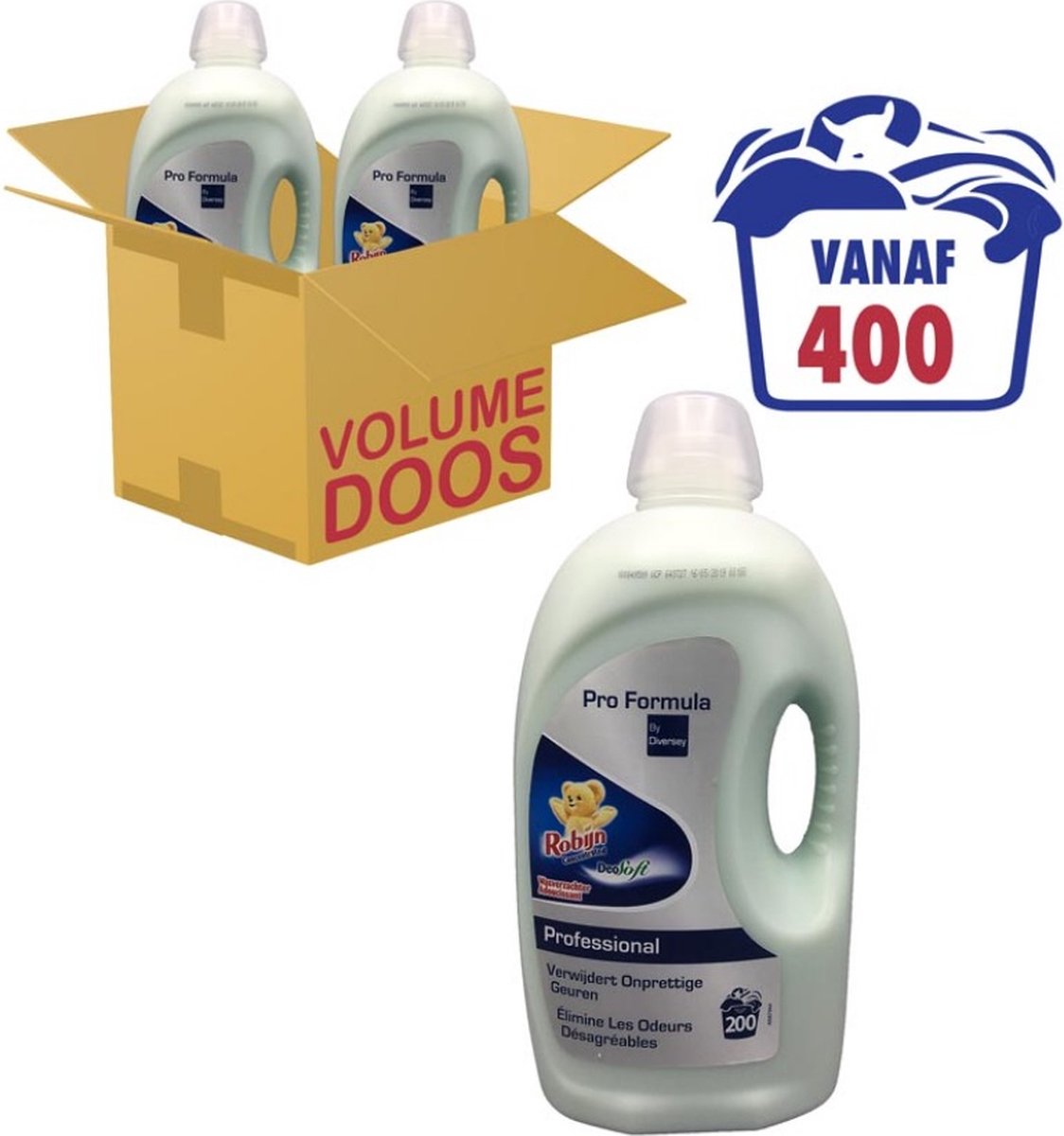 Goedkoopste Robijn Pro Formula Wasverzachter DeoSoft - 2 x 5 L / 2 x 200 wasbeurten